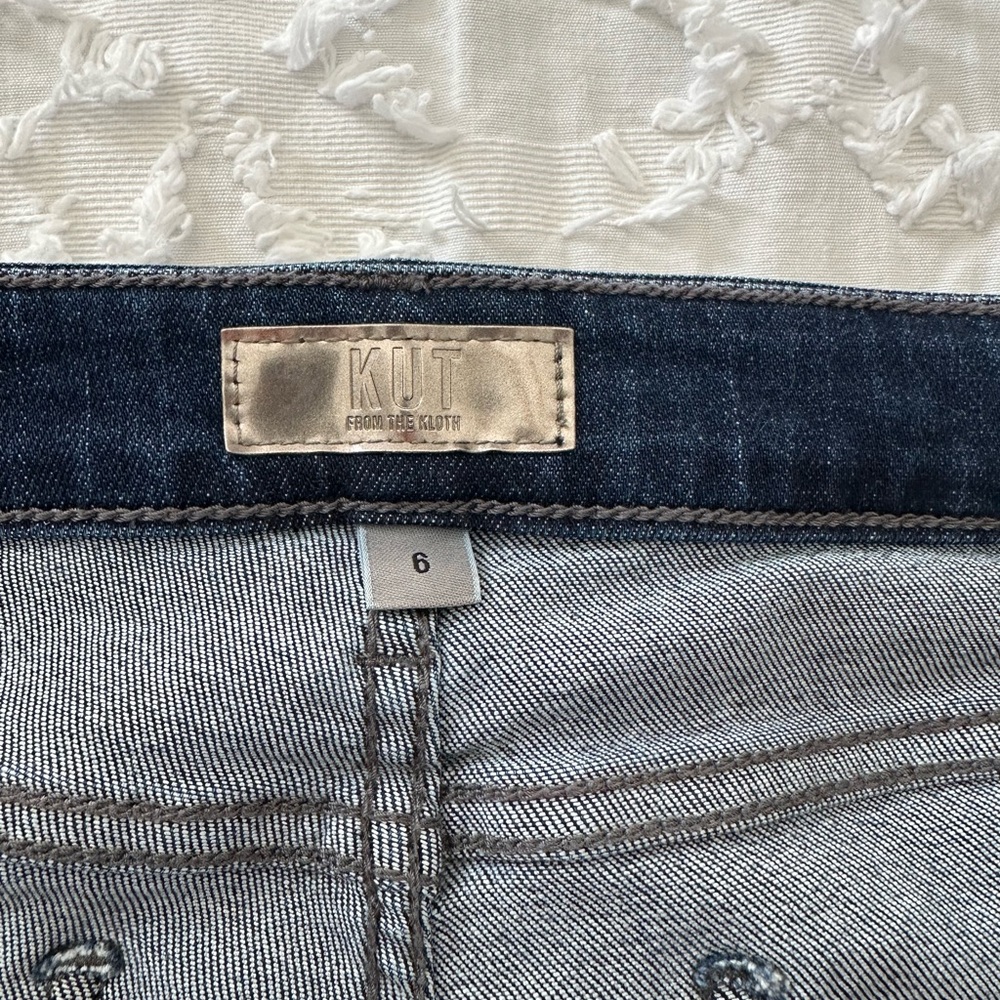 Kut from the Kloth Catherine Slouchy Boyfriend Dark Wash Jeans